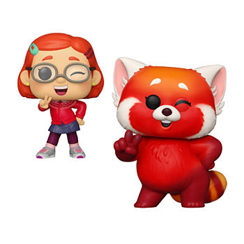 Funko Funko Pop! Disney-Pixar: Turning Red Collectors Set - 2 Figure Set Includes: Meilin Lee And 6" Super Pop! Red Panda Mei