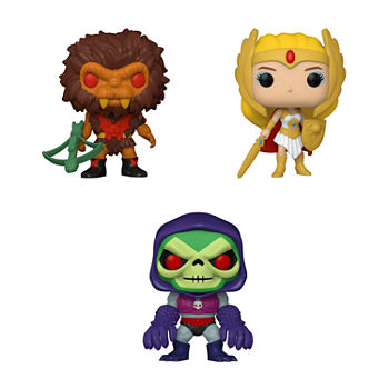 Funko Funko Vinyl: Pop! Masters Of The Universe Collectors Set 3 - Classic She-Ra Skeletor With Terror Claws Grizzlor