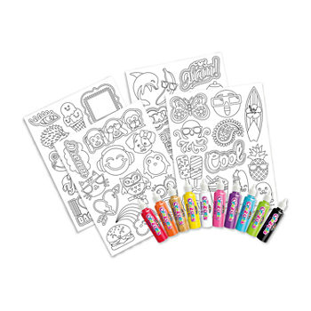 Cra-Z-Art Cra-Z-Gels Deluxe Rainbow Sticker Art Set