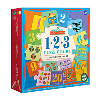 Eeboo Artist'S Puzzle Pair Counting 123 Pre-Literacy Activity