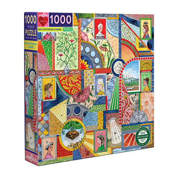 Eeboo Piece And Love Ufo Victorian Ladies 1000 Piece Adult Square Jigsaw Puzzle