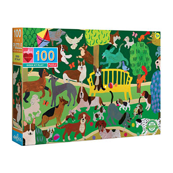 Eeboo Dogs At Play 100 Piece Puzzle