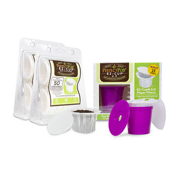 EZ Cup Reusable K Cup Starter Kit With 175 Disposable Filters
