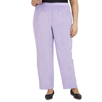 Alfred Dunner Victoria Falls Womens Straight Pull-On Pants
