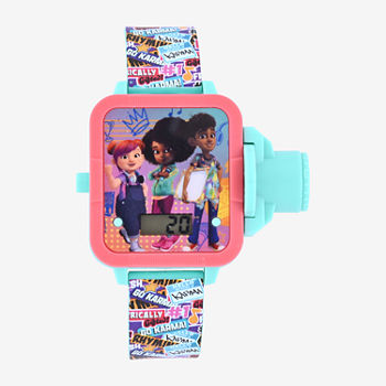 Girls Digital Multicolor Strap Watch Kmw4017jc