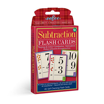 Eeboo Subtraction Educational Flash Cards