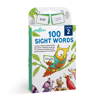 Eeboo 100 Sight Words Level 2 Educational Flash Cards
