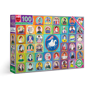 Eeboo Votes For Women 100 Piece Puzzle