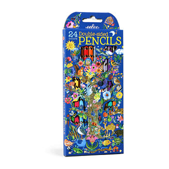 Eeboo Tree Of Life Double-Sided Color Pencils/Set Of 12