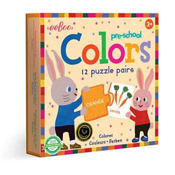 Eeboo Preschool Colors Puzzle Pairs