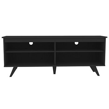 58" Wood Simple Contemporary Console TV Stand