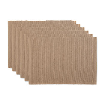 Design Imports Stone Ribbed 6-pc. Placemats