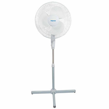 Impress Handi-Fan 16 Inch Oscillating Stand Fan- White