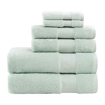 Madison Park Signature Turkish Cotton Solid 6-pc. Solid Bath Towel Set