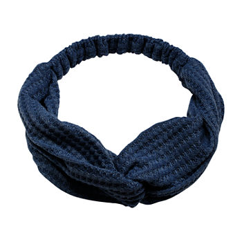 Mixit Navy Blue Knit Accordian Headband