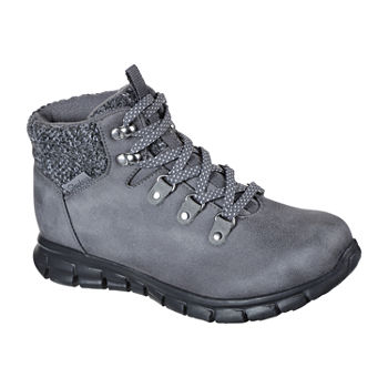 Skechers Womens Synergy Cold Daze Hiking Boots Flat Heel