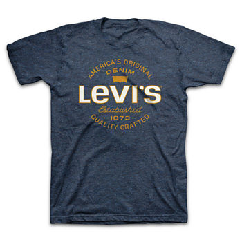 Levi's® Mens Crew Neck Short Sleeve Graphic T-Shirt
