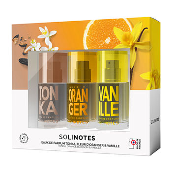 Solinotes Eau De Parfum Tonka, Orange Blossom, & Vanilla 3-Pc Gift Set ($36 Value)
