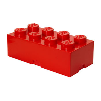 Lego Storage Brick 8 Bright Red