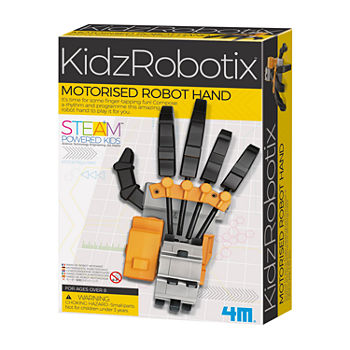 Toysmith 4m 4073 Kidzrobotix Motorized Robot Hand Kids Science Kit