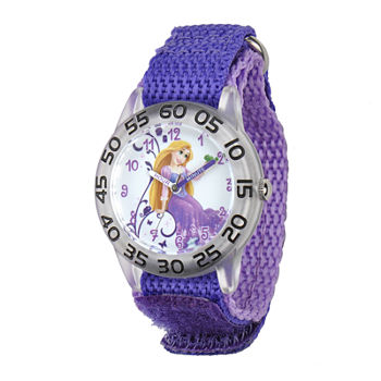 Disney Aurora Kids Purple Nylon Strap Watch