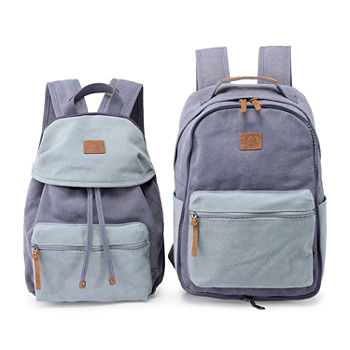 Tsd Brand Trail Tree Double Canvas Laptop Backpack