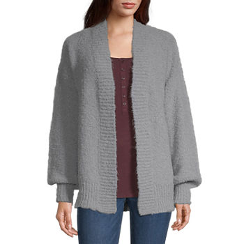 a.n.a Tall Womens Long Sleeve Open Front Cardigan