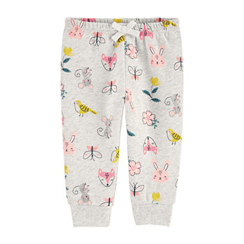 Carter's Baby Girls Cuffed Pull-On Pants