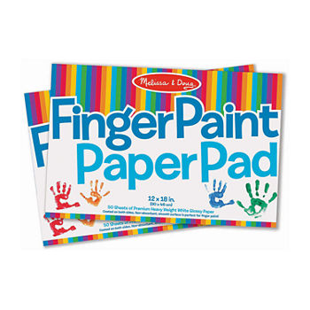 Melissa & Doug Finger Paint Paper Pad -12"X18" (2pack)