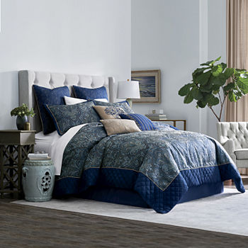 Queen Blue Comforters Bedding Sets For Bed Bath Jcpenney