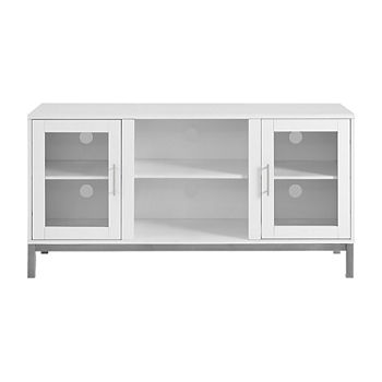 52" Avenue Wood TV Console with Metal Legs