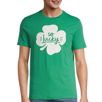 Hope & Wonder St. Patricks Day Unisex Adult Crew Neck Short Sleeve Regular Fit Graphic T-Shirt