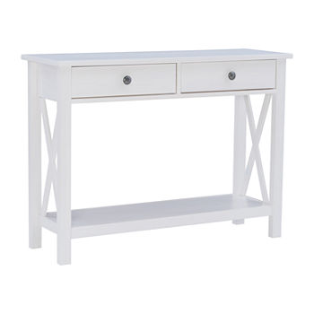 Delavan Living Room Collection 2-Drawer Console Table