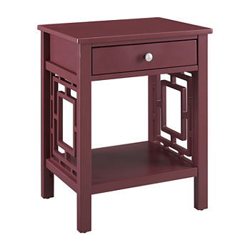 Willens Living Room Collection 1-Drawer Storage End Table