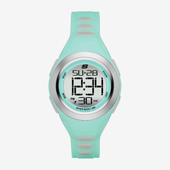 Skechers Womens Chronograph Green Strap Watch Sr2016