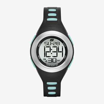 Skechers Womens Chronograph Digital Black Strap Watch Sr2020