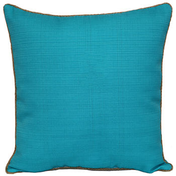 Outdoor Oasis Solid Square Outdoor Pillow