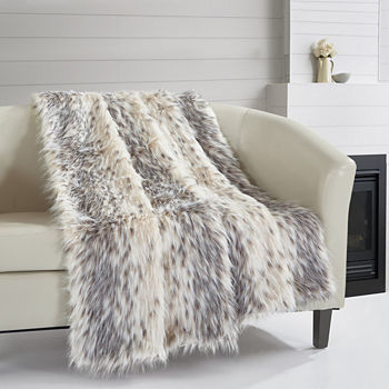 Faux Fur Blankets Throws For Bed Bath Jcpenney