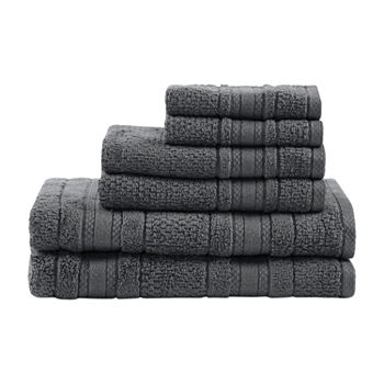 Remy Cotton Super Soft Solid 6-pc. Quick Dry Solid Bath Towel Set