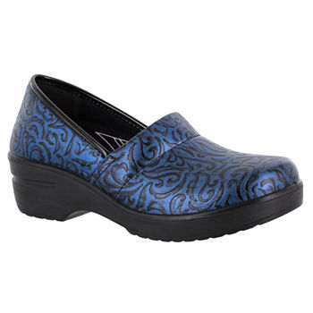 Easy Works By Easy Street Womens Laurie Round Toe Slip-On Shoe