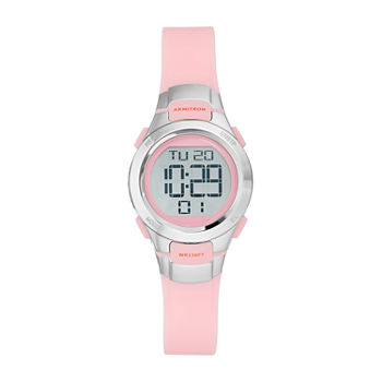 Armitron Pro Sport Womens Chronograph Multi-Function Digital Pink Strap Watch 45/7012pnk