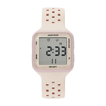 Armitron Pro Sport Womens Chronograph Pink Strap Watch 40/8417lbh
