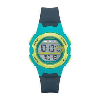Armitron Pro-Sport Womens Chronograph Digital Blue Strap Watch 45/7088nvy