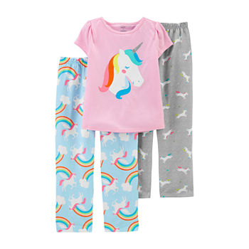 Carter's Little & Big Girls 3-pc. Pajama Set