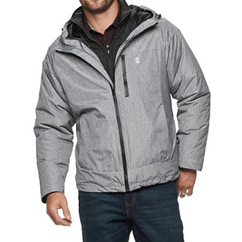 IZOD Mens Water Resistant Midweight 3-In-1 System Jacket
