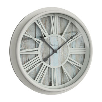 Westclox 15.5" White Wall Clock