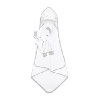 The Peanutshell Elephant Wash Mitt And Hooded Towel
