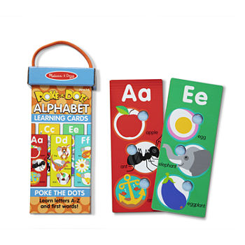 Melissa & Doug Poke-A-Dot Alphabet Learning Cards