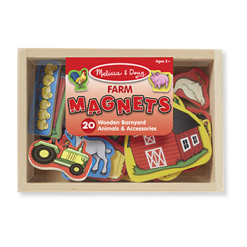Melissa & Doug Wooden Farm Magnets
