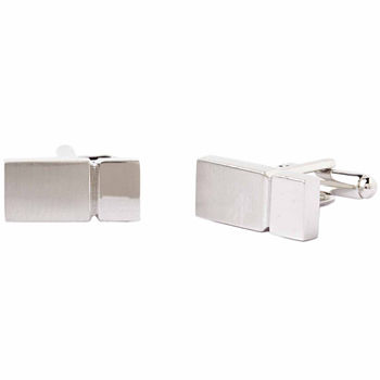 Collection By Michael Strahan Rhodium-Plated Cuff Links